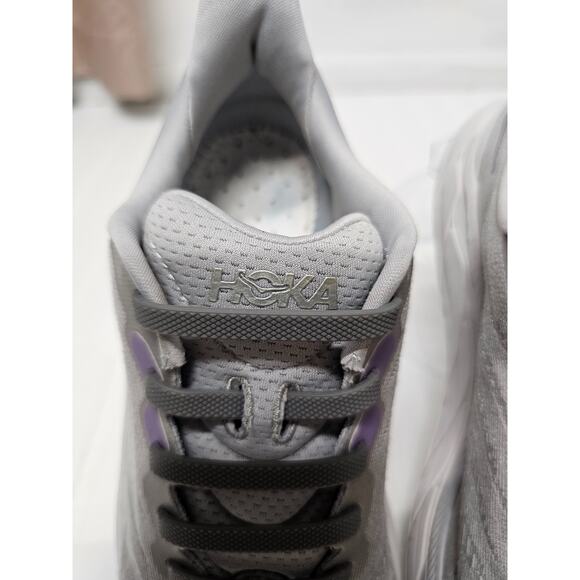 HOKA one one Shoes Womens 7.5D Arahi Athletic low sneakers gray and purple - Picture 3 of 9